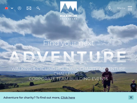 'maximumadventure.com' screenshot