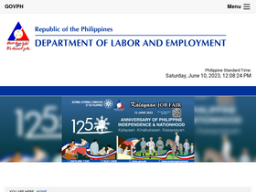 'car.dole.gov.ph' screenshot