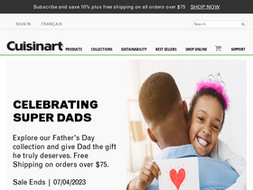 'cuisinart.ca' screenshot