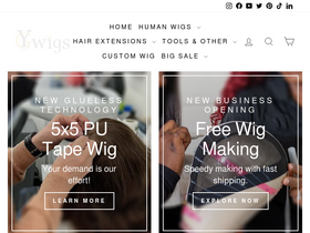 'ygwigs.com' screenshot