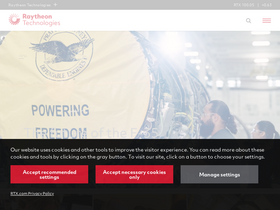 'raytheon.com' screenshot