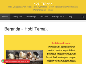 'hobiternak.com' screenshot
