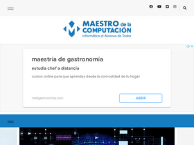 'maestrodelacomputacion.net' screenshot