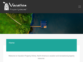 'vacationpropertyonline.com' screenshot