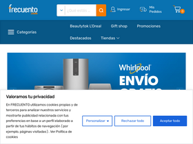 'frecuento.com' screenshot