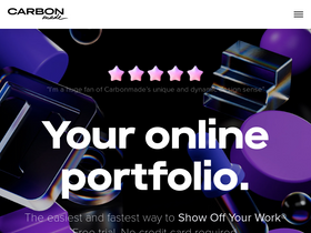 'carbonmade.com' screenshot