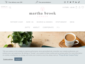 'marthabrook.com' screenshot