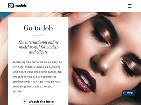 'go-models.com' screenshot
