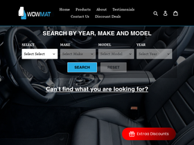 wowmat.ca homepage screenshot