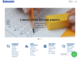 'zekolah.com' screenshot