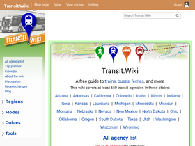 'transit.wiki' screenshot