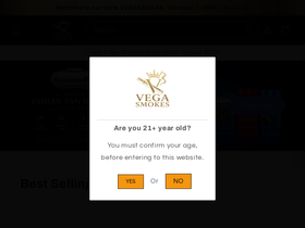 vegasmokes.com homepage screenshot