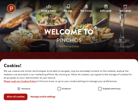 'pinchos.se' screenshot