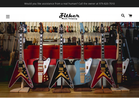 Zither Music Company homepage screenshot