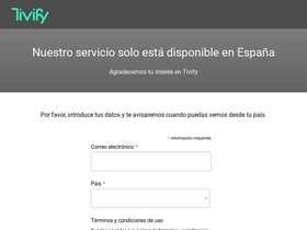 'tivify.es' screenshot