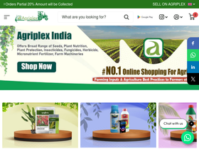 'agriplexindia.com' screenshot