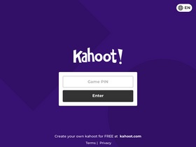 'craete.kahoot.it' screenshot