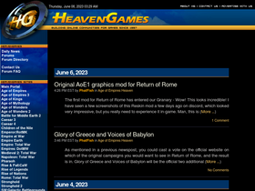 'heavengames.com' screenshot