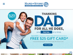 'handandstone.ca' screenshot