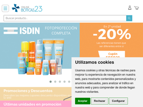 'boticas23.com' screenshot