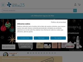'boticas23.com' screenshot