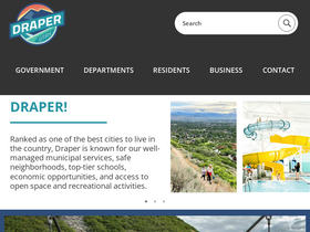 'draperutah.gov' screenshot
