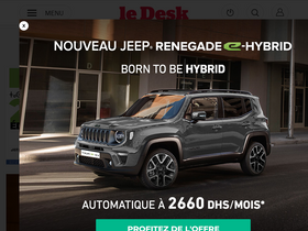 'ledesk.ma' screenshot