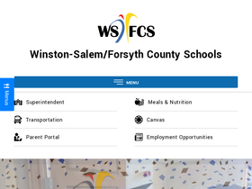 'wsfcs.k12.nc.us' screenshot