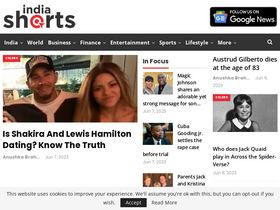 'indiashorts.com' screenshot