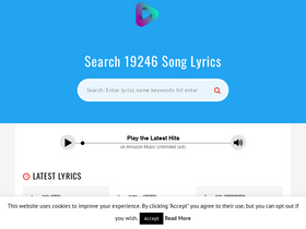 'lyricskpop.net' screenshot