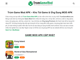 'trumgamemod.com' screenshot