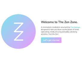 'thezen.zone' screenshot