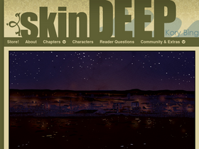 'skindeepcomic.com' screenshot