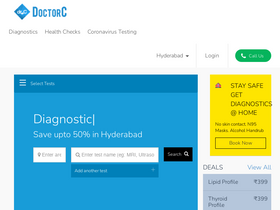 'doctorc.co.in' screenshot