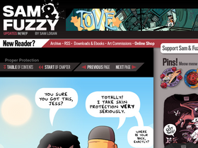 'samandfuzzy.com' screenshot