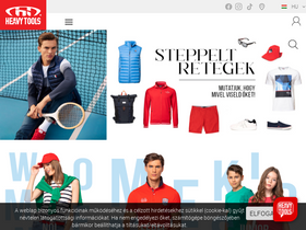 'heavytools.hu' screenshot