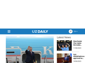 'uzdaily.uz' screenshot