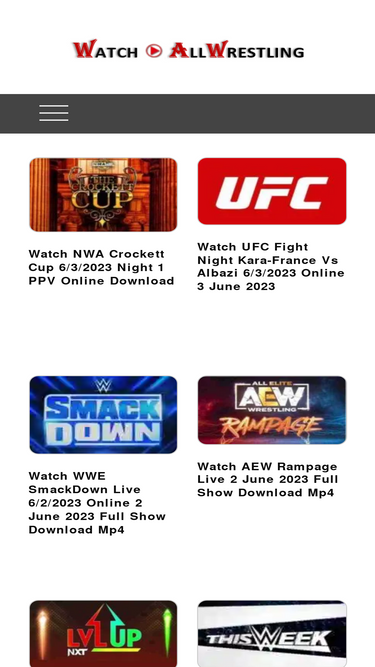 Watch ufc allwrestling new arrivals