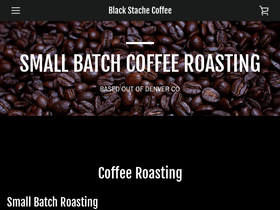 blackstachecoffee.store homepage screenshot