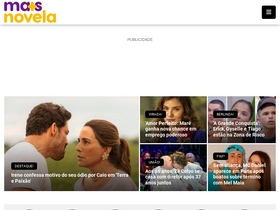 'maisnovela.com.br' screenshot