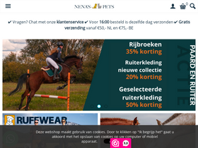 Nenaspets homepage screenshot