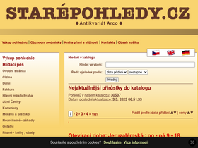 'starepohledy.cz' screenshot