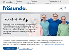 'frosunda.se' screenshot
