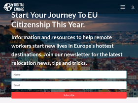 'digitalemigre.com' screenshot