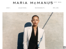 Maria McManus website screenshot