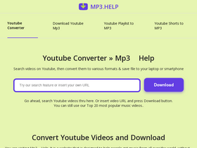 'mp3.help' screenshot