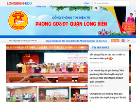 'mntrangan.longbien.edu.vn' screenshot