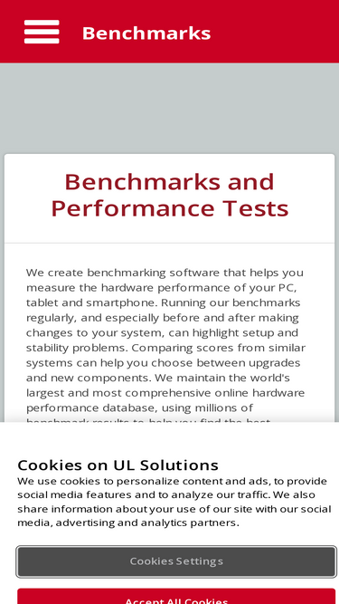  Share and compare scores from UL Solutions' benchmarks
