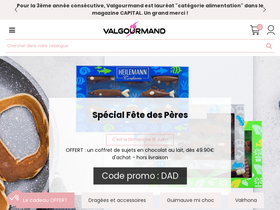 'valgourmand.com' screenshot