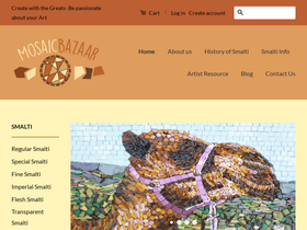 Mosaic Bazaar homepage screenshot